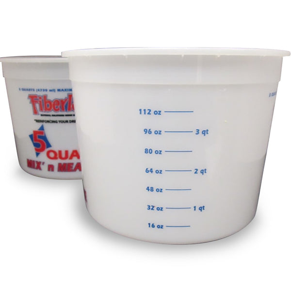 2.5 quart disposable mixing cups 5 Quart Plastic Measuring Cup