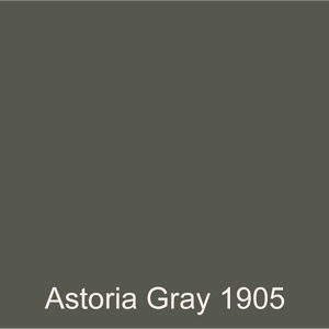 Astoria gray color swatch for superior grade polyester gel coat that creates a durable protective surface.