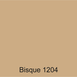 Tan colored color swatch for custom colored bisque gel coat.