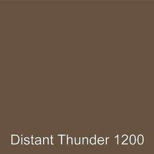 Distant Thunder custom color polyester gel coat that has good weather, heat and water resistance.