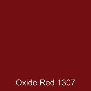 Oxide Red color swatch for colored polyester gel coat resin that creates high quality finished parts.