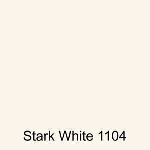 Stark White color swatch for colored polyester gel coat resin that creates high quality finished parts.
