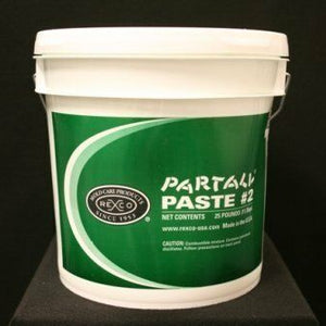 Large bucket of Partall paste #2 mold release paste.
