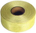 Narrow width Kevlar/aramid fabric shown on a roll. Sold by the yard.