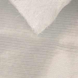 Fiberglass knitted fabric with fiberglass oriented in +45 degree by -45 degree and stitched to 3/4 oz mat. 
