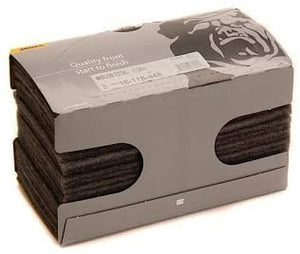 Box of Mirlon 4.5 x 9 inch ultra fine scuff pads. 25 count.