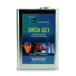 Rectangle gallon can of semi-permanent dry film technology that provides a hard, glossy, smooth film which allows multiple molding cycles.