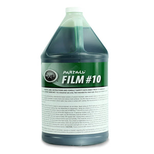 Gallon bottle of Partall #10 water soluble mold release film.